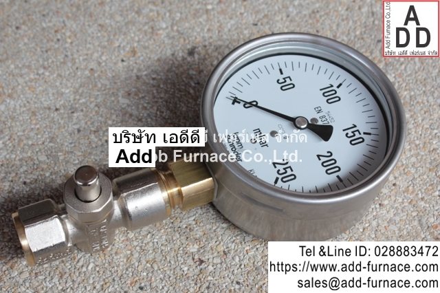 kromschroder Pressure Gauge Push Button Valve (7)